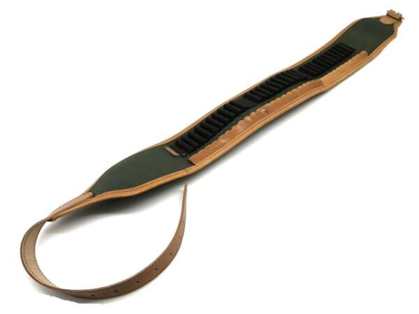 Cartuccera Delfiero cordura e pelle per cartucce di carabina - immagine 2