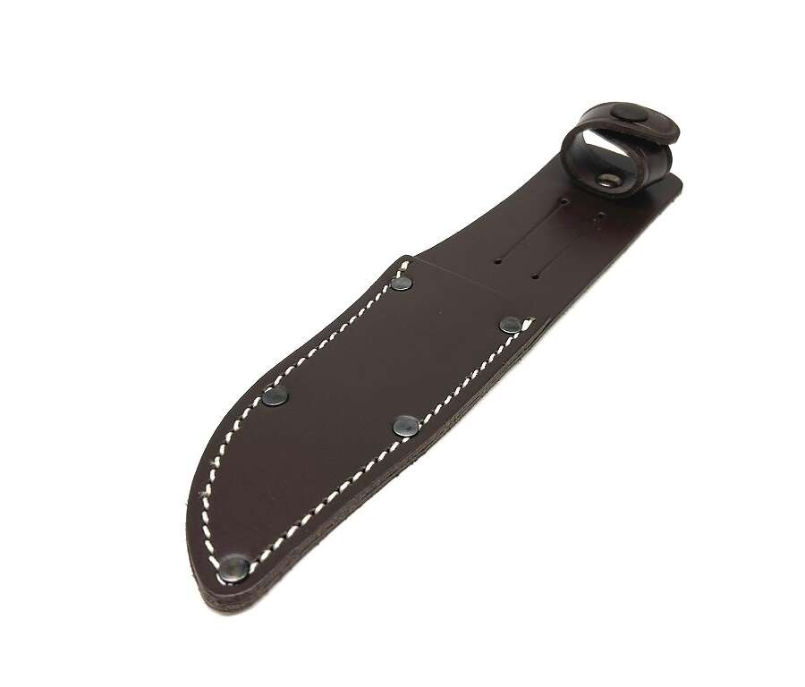 Fodero Fox cuoio per coltello cm 11 lama fissa