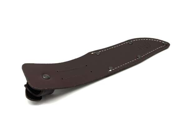 Fodero Fox cuoio per coltello cm 11 lama fissa - immagine 3