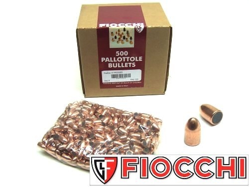 Palla Fiocchi blindata 9 FMJ ogivale 123 grani