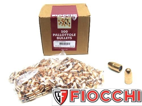 Palla Fiocchi blindata 38 FMJ special 357 magnum 158 grani