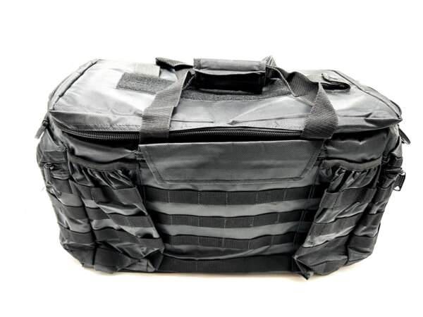 Borsa Tactical nylon nero 48X24X29 per tiro dinamico