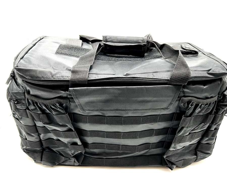 Borsa Tactical nylon nero 48X24X29 per tiro dinamico