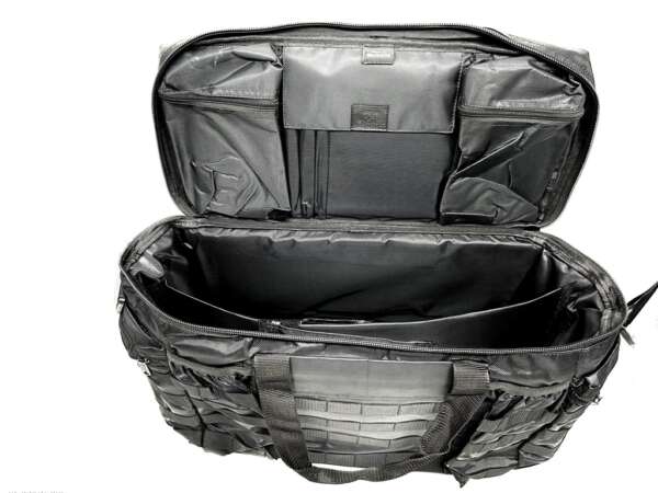 Borsa Tactical nylon nero 48X24X29 per tiro dinamico - immagine 3