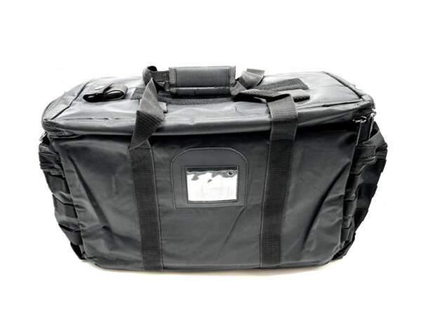 Borsa Tactical nylon nero 48X24X29 per tiro dinamico - immagine 4