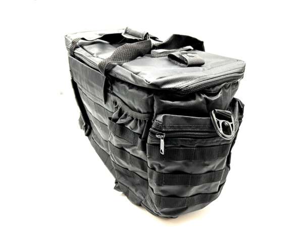 Borsa Tactical nylon nero 48X24X29 per tiro dinamico - immagine 5