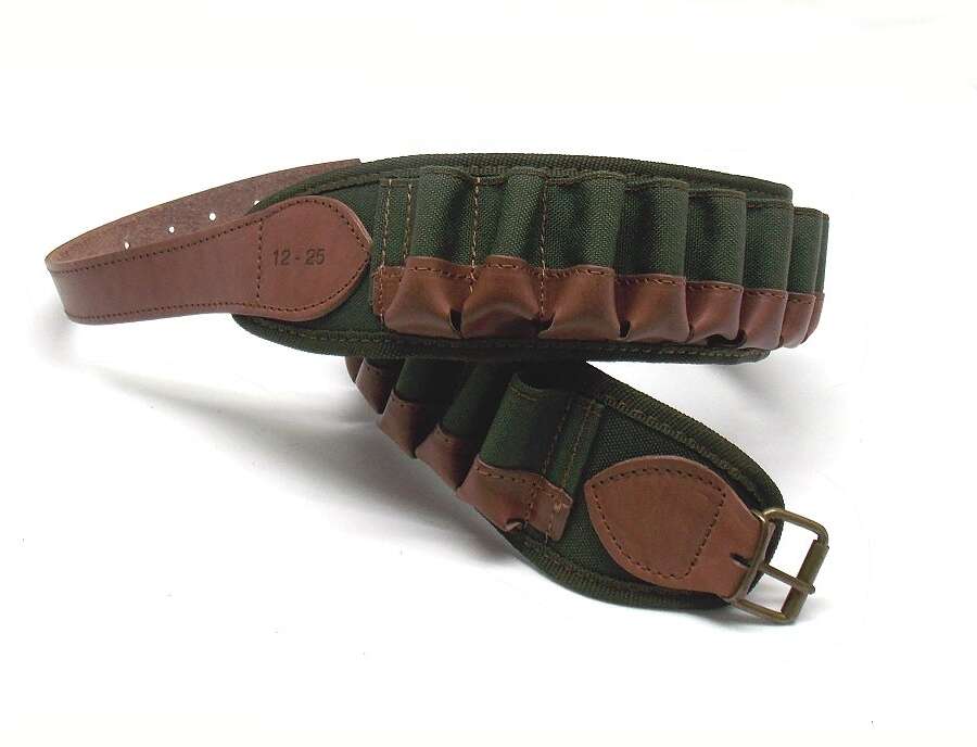 Cartuccera cordura e cuoio marrone - 25c