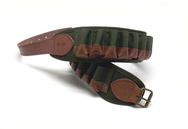 Cartuccera cordura e cuoio marrone - 30c