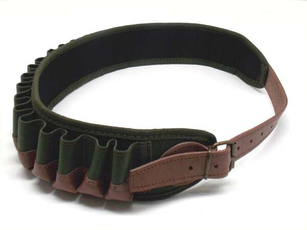 Cartuccera cordura e cuoio marrone - 30c - immagine 2