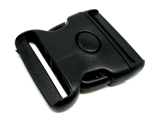 Fibbia in polimero nero H 5