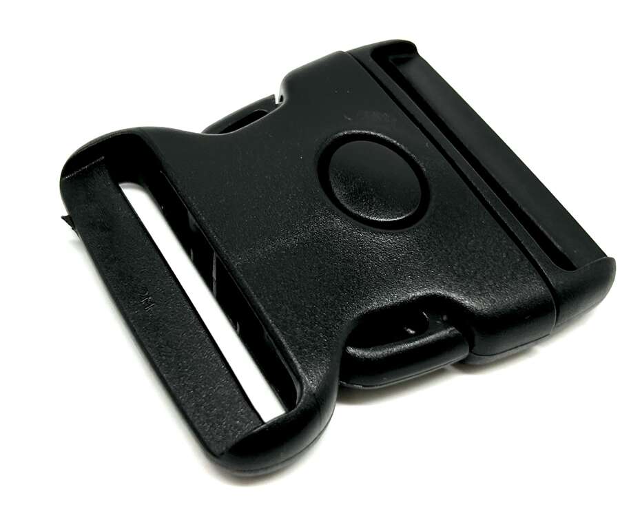 Fibbia in polimero nero H 5