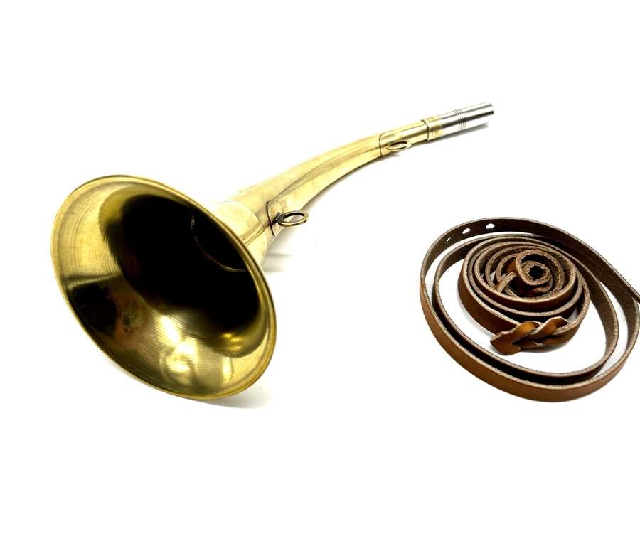 Corno ottone a tromba cm 30 da caccia Elless