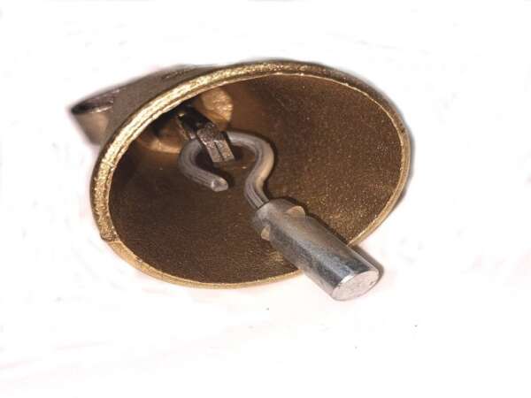 Campana sarda cs in ottone n 2 per cane - immagine 2