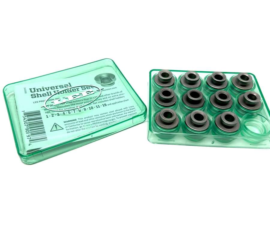 Lee universal shell holder set 90197 reggibossoli per pressa