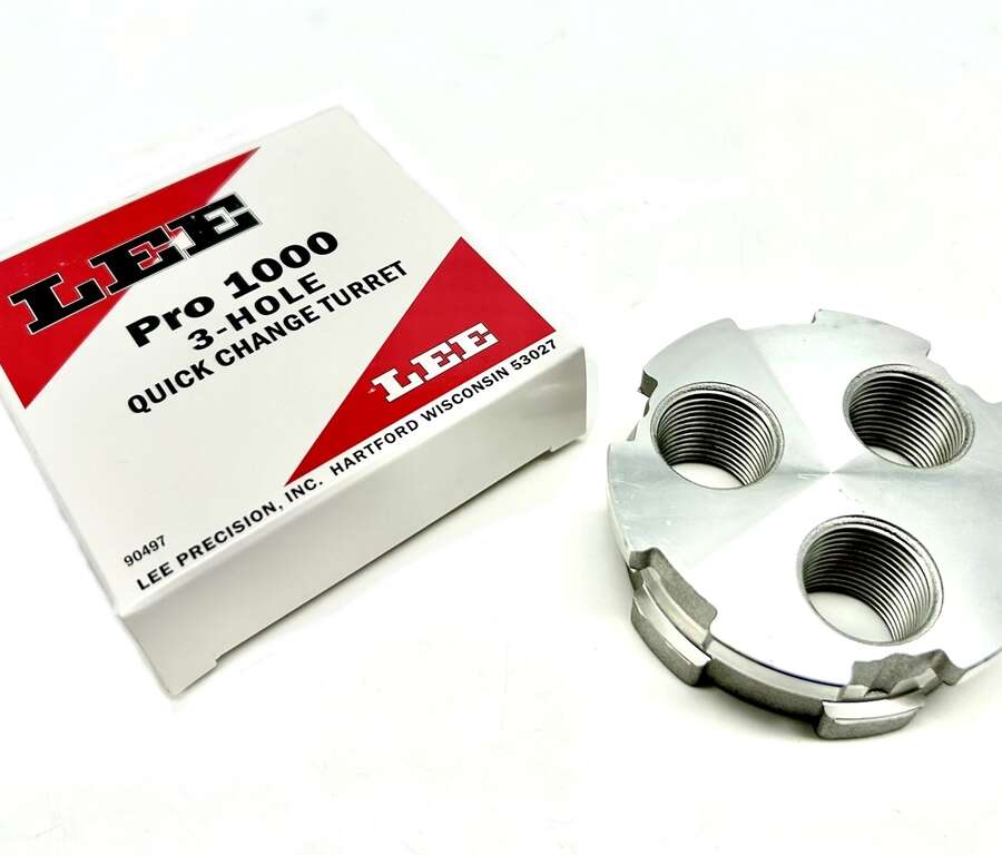 Lee testa porta matrici per pressa 90497 3 hole quick change
