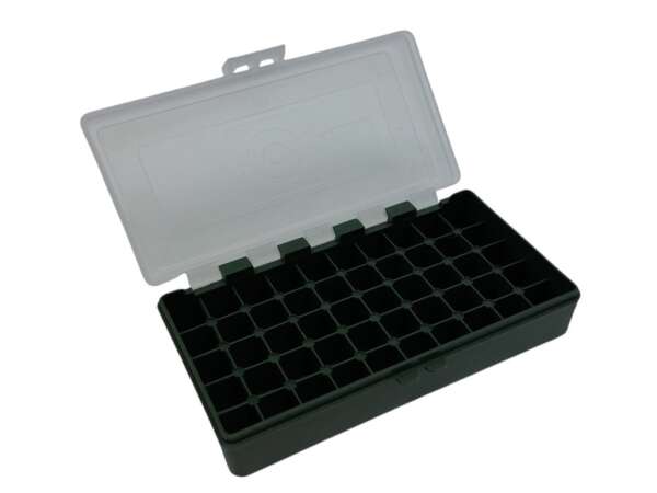 Scatola porta munizioni 50 colpi calibro 9 mm in plastica - immagine 2
