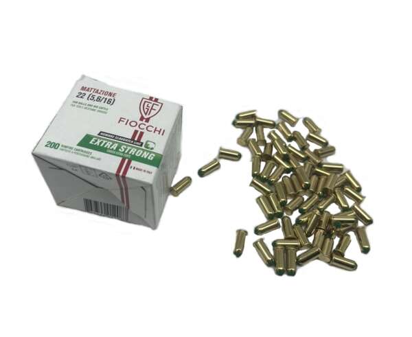 Cartucce Fiocchi mattazione 22 calibro grado verde