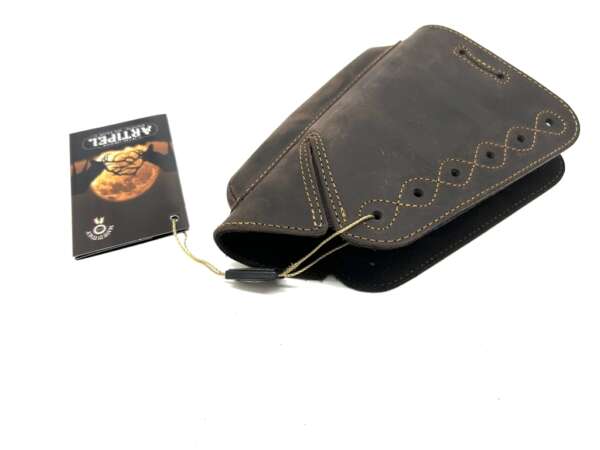 Guanciale in pelle mm20 per calcio fucile allineatore Delfiero