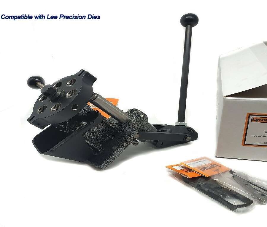 Lyman pressa T-MAG II 7040781 reloading press sei stazioni compatibile con Lee Dies