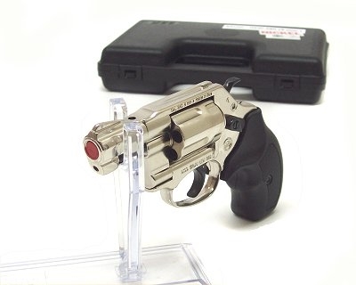 Revolver a salve Bruni 2 pollici nikelato lucido NEW 380 Top Firing