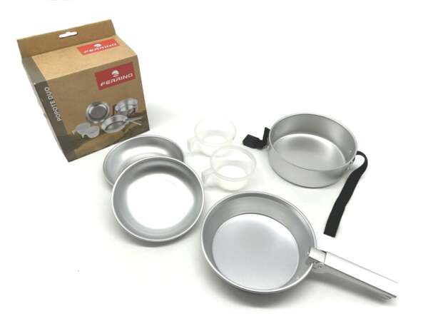 Gavetta FERRINO DUO alluminio popote 78024HCU per scout