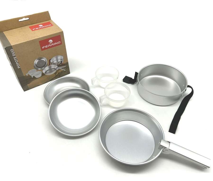 Gavetta FERRINO DUO alluminio popote 78024HCU per scout