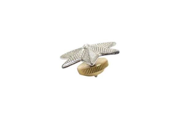 Grado stella argentata metallo a 6 punte - immagine 2