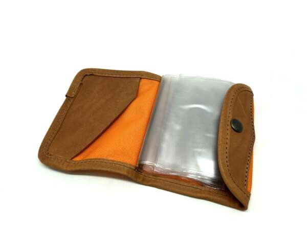 Porta licenza di caccia Delfiero in cordura arancione - immagine 2