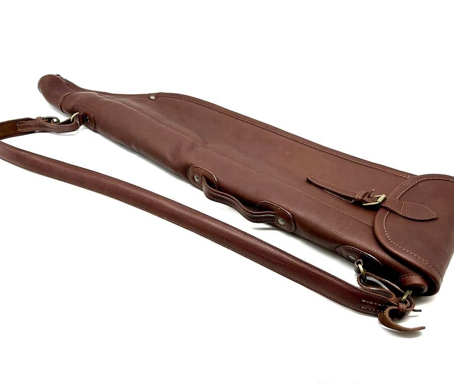 Fodero Delfiero custodia in pelle per trasporto fucile smontato