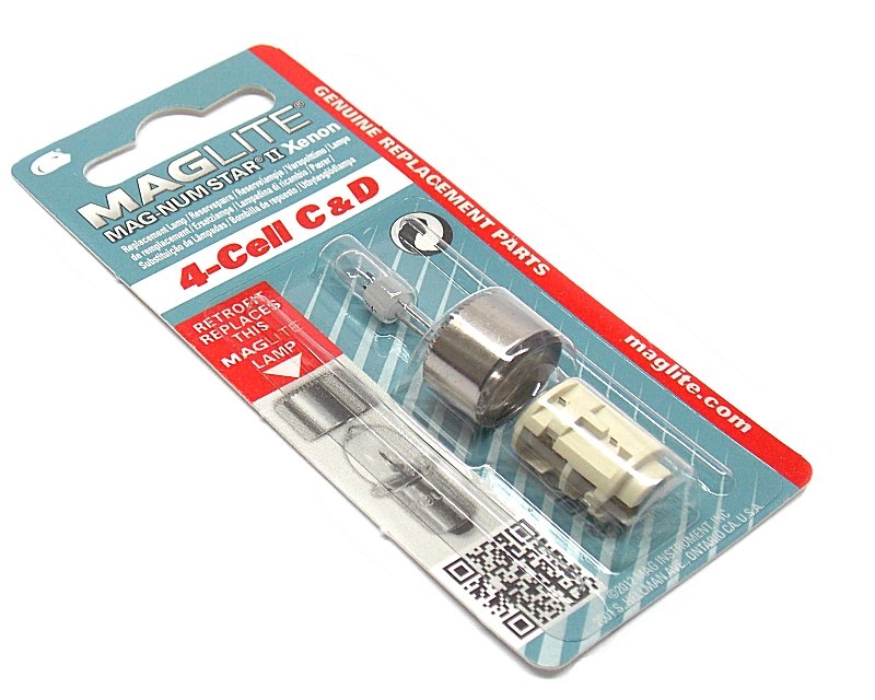 Lampadina Maglite mag num star xenon modello 4 cell C D LMSA401E