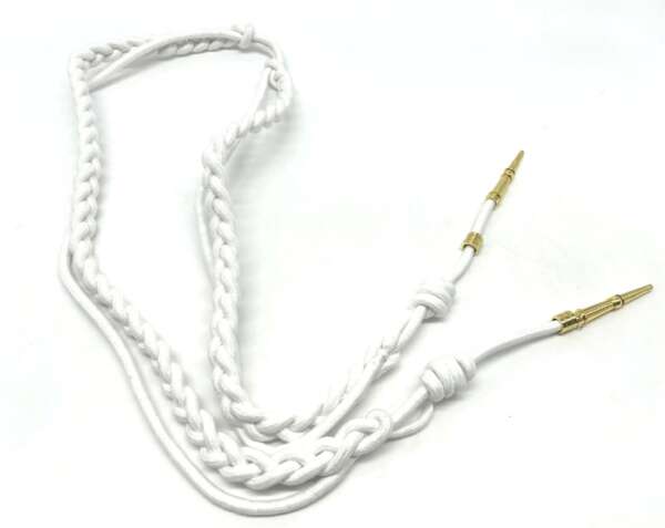 Cordone di rappresentanza bianco per uniforme