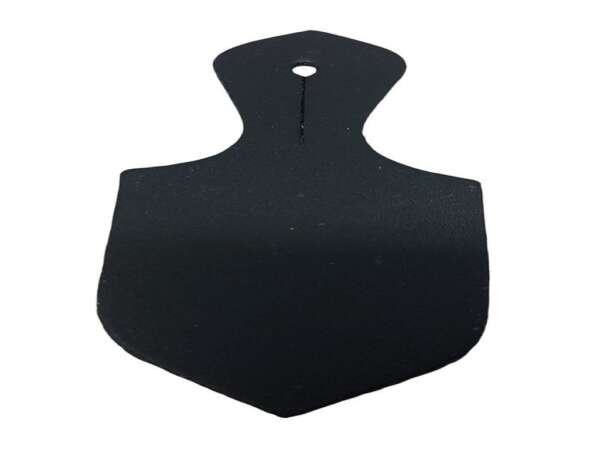 Porta scudetto da petto cm 4X4.5 in cuoio - immagine 2