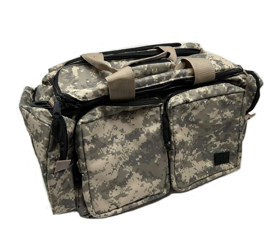 Borsone SWAT camo in nylon imbottito con porta accessori