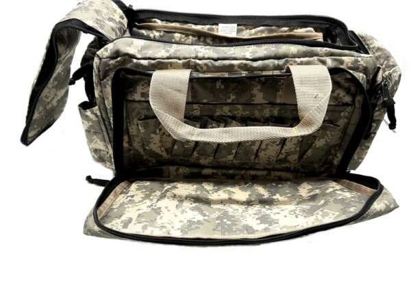 Borsone SWAT camo in nylon imbottito con porta accessori - immagine 5