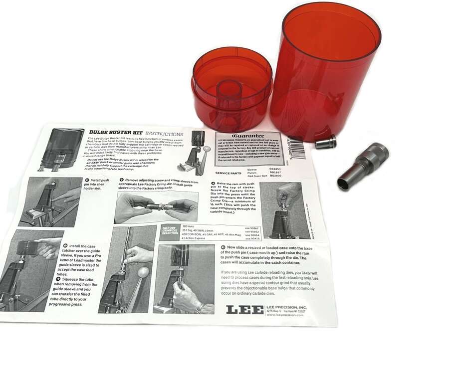 Lee bulge buster kit 90487 Riallineatore bossoli usati