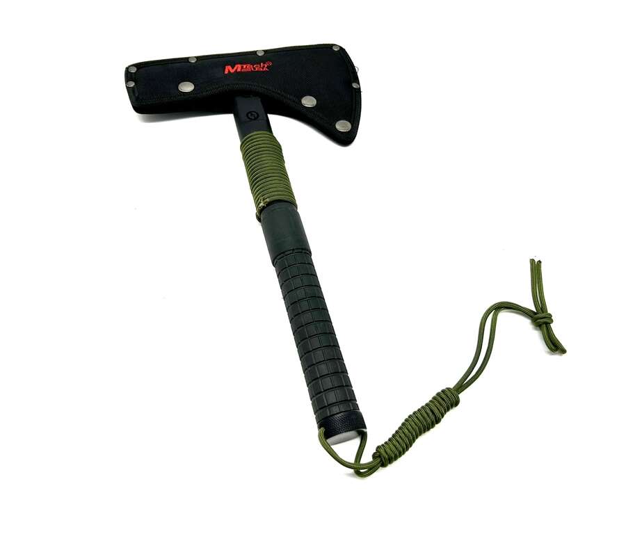 Accetta ascia Mtech con kit di sopravvivenza MTAXE10
