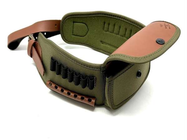Cartuccera Radar carabina cordura e pelle 14 celle - immagine 3