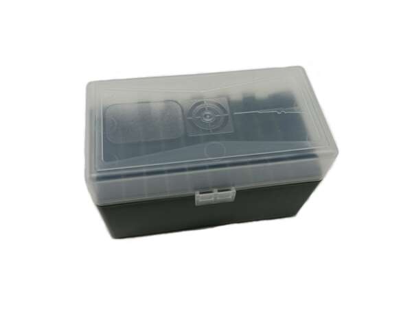 Scatola porta munizioni 30-06 calibro in plastica 50 colpi