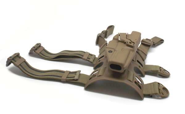 Fondina Radar polimero Glock 17 19 con cosciale - DX