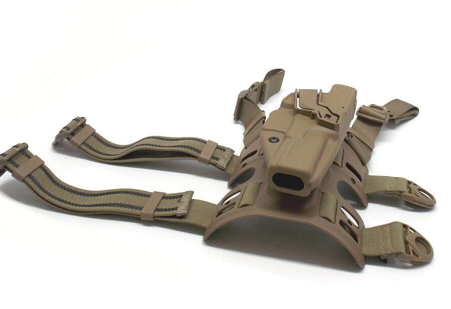 Fondina Radar polimero Glock 17 19 con cosciale - SX