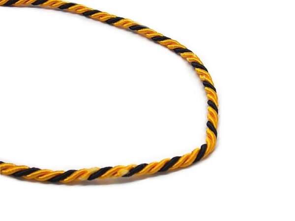 Cordoncino per calendario giallo e nero - immagine 3
