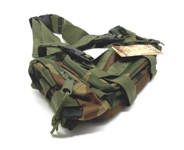 Borsa marsupio multitasche in nylon - immagine 4