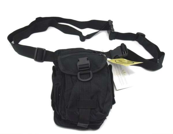 Borsetta monospalla in nylon - NERO-U