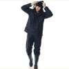 Cerata giacca e pantalone in pvc antipioggia blu - L - immagine 2