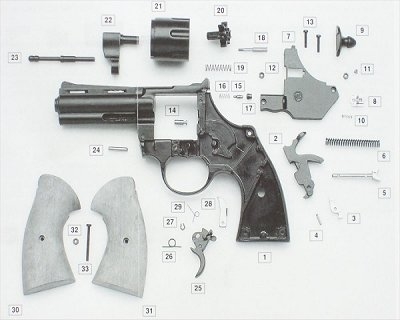 Ricambi kit Bruni magnum a salve 380 - 14_15_16_17