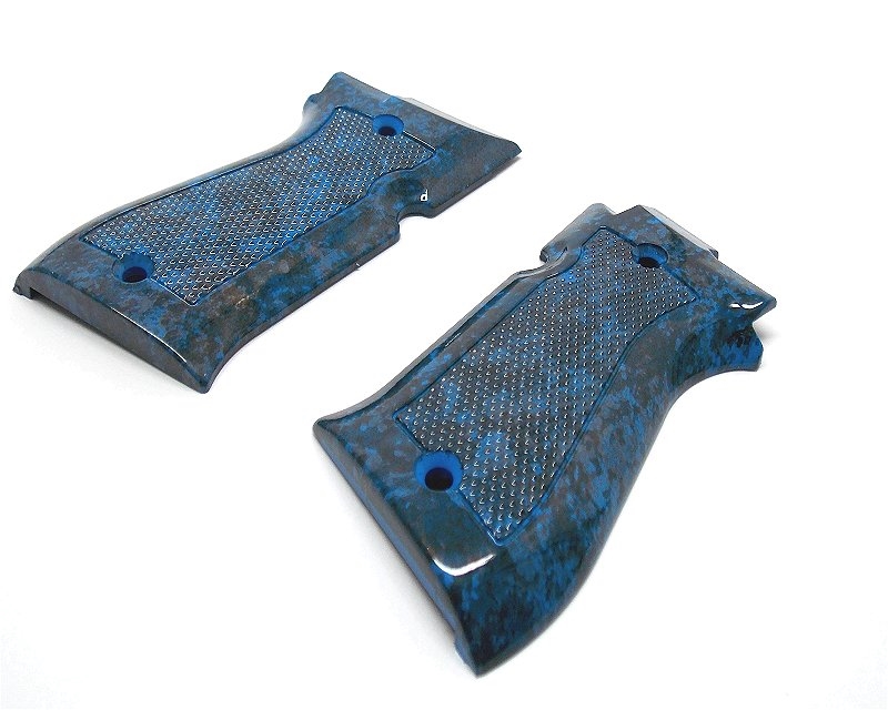 Ricambio coppia guancette in plastica per Kimar 85 a salve - BLU-U