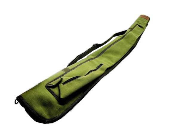 Fodero Delfiero per fucile in canvas con porta canna di ricambio