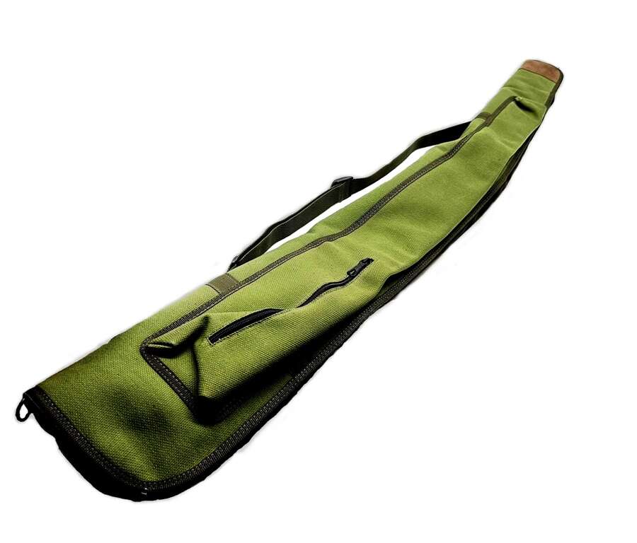 Fodero Delfiero per fucile in canvas con porta canna di ricambio