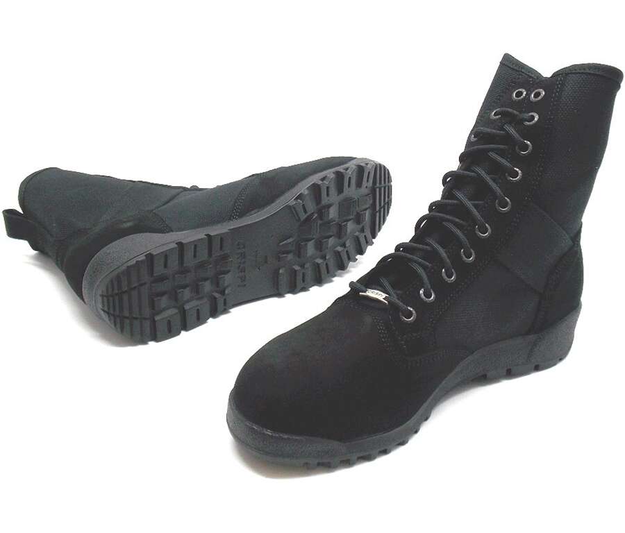 Anfibi Crispi Sahara Evo in tela nera - 46