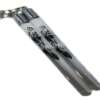 Nunchaku plastica trasparente con catena per arti marziali - immagine 3